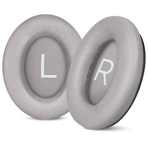 Image of Aurivor Replacement Ear Pads for Bose QuietComfort 45 35 ii (QC45 QC35) Headphones, Earpads Cushions for QC SE SC & New Quiet Comfort (Deep Bass), with Softer Foam & Protein Leather (Sandstone)