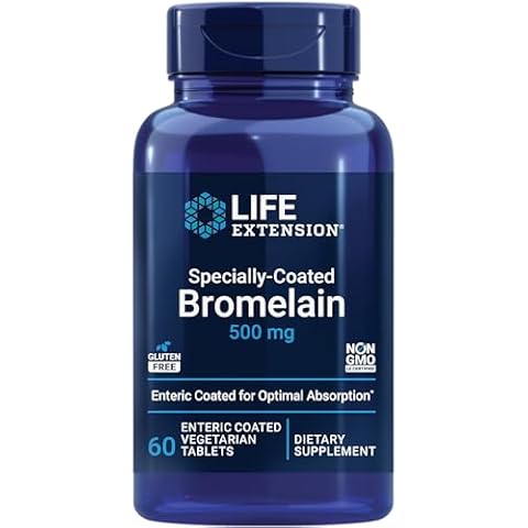 Life Extension Bromelain Proteolytic Enzyme Extract Supplement Cover