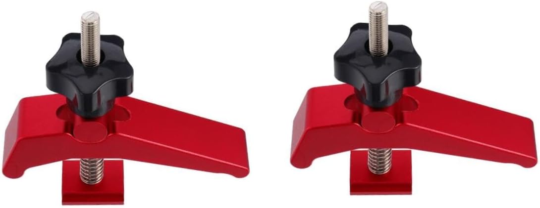 2pcs Track Hold down Clamp Woodworking Pressure Board Clamp Slot Standpipe Pressure