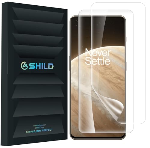 Image of SHILD Silicone (2 Pack Perfect-Fits Design Screen Protector Guard For Oneplus 11|Transparent Screen Guard For Oneplus 11 Fingerprint Support /S Pen Compatible /Hd