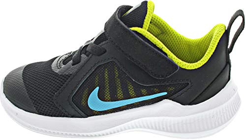 Nike Jungen Unisex Kinder Downshifter 10 Sneaker, Black Chlorine Blue High Volta, 22 EU