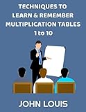 Techniques to learn and remember Multiplication Tables 1 - 10: Alternative method to rote memorization