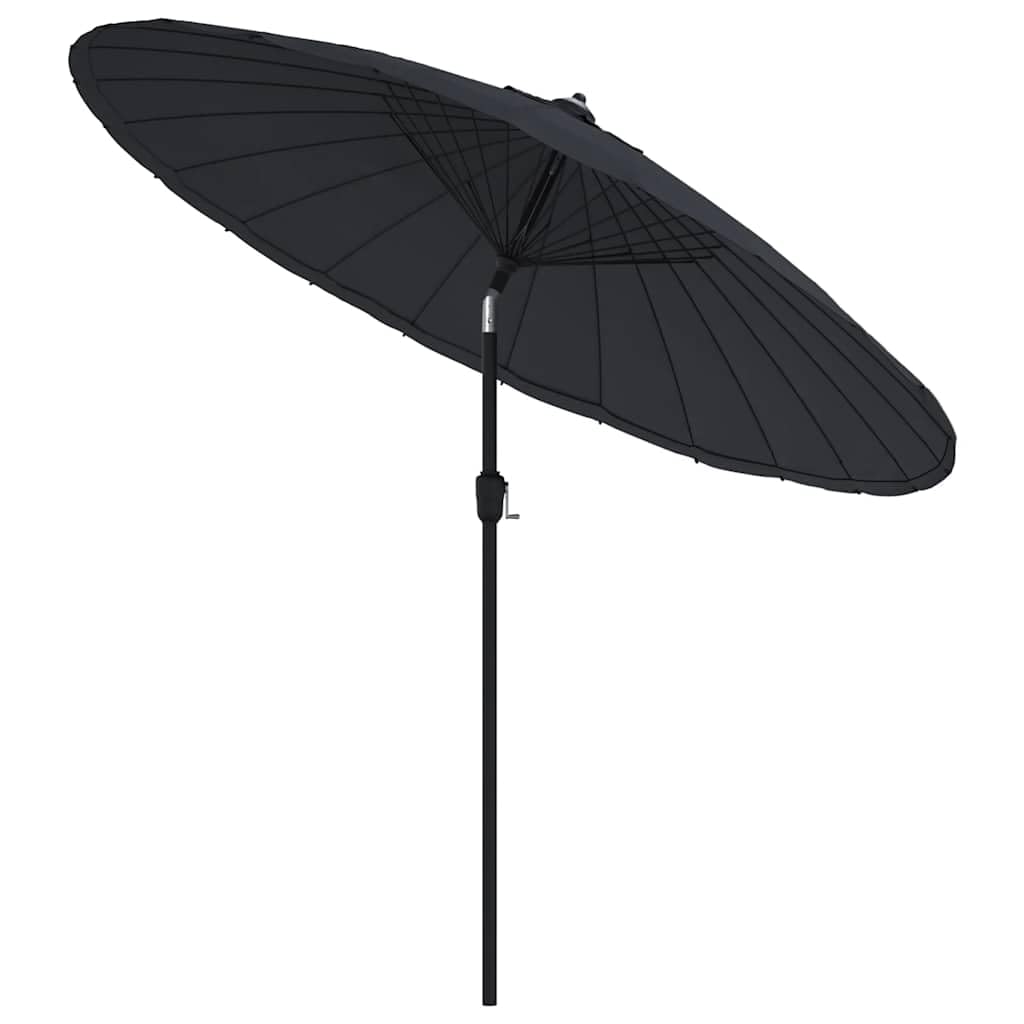 SYDE Parasol ogrodowy taupe 270 cm z korbą