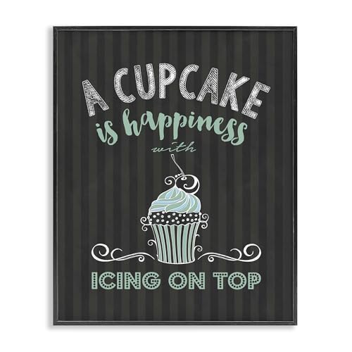 Cupcake Is Happiness affiche Giclée encadrée pour décorer un salon de thé
