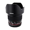Rokinon 10mm F2.8 ED AS NCS CS Ultra Wide Angle Lens Canon EF-S Type for Canon Digital SLR Cameras (10M-C), Black