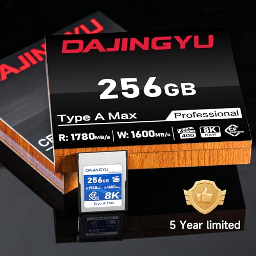 Image of 256GB CFexpress Type A Memory Card VPG400 Up to 1780 /1600 MB /s Read /Write- Shooting Video and Photo in up to 8K RAW Compatible with Sony FX Camera