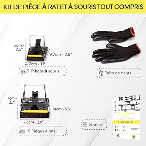 Piege a rat et souris professionnel reutilisable pour interieur et exterieur - 5