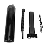 Fockety Aspirapolvere portatile per auto, 9000Pa 120W Mini aspirapolvere senza fili con luce LED e ugelli multipli, batteria ricaricabile USB da 3000mAh, aspirapolveri per auto, casa