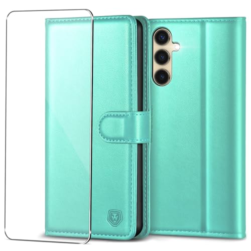 Housse Cuir PU Samsung S24 5G Kuafcase, Étui à Rabat Magnétique Finition Haut de Gamme