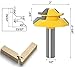 Router bit, 45 Degree Lock Miter Router Bit (1/2 Inch Shank), Joint Router Bits Woodworking Cutter Tool