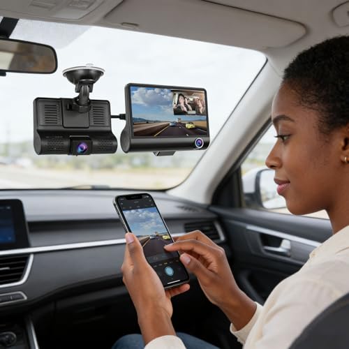 Dash Camera for Cars, Car Camera, Dual Dashcams for Cars with Night Vision, 32GB Card, Loop Recording. - image 6