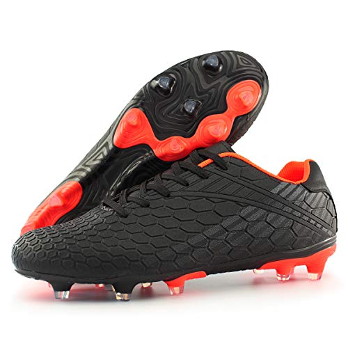 Hawkwell Men's Big Kids Youth Outdoor Firm Ground Soccer Cleats4