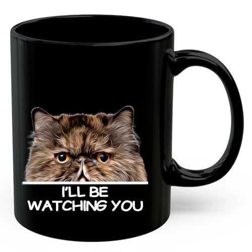 Funny Persian Cat Watching You Coffee Mug