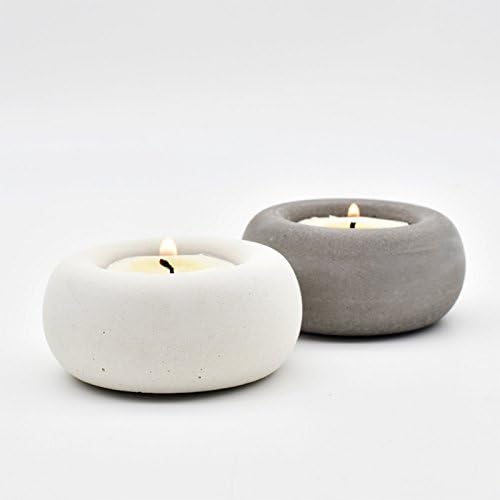 Miniatura 5 de Nicole - Molde de silicona para velas de hormigón, soporte para velas de cemento, herramienta de decoración para manualidades en el hogar
