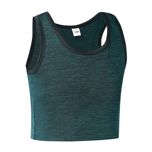 Image of Women Transgender Tomboy FTM Pull On Closure Elastic Chest Binder Pullover Tank Top
