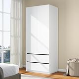 LABROSKIA White Wardrobe Closet