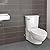 American Standard 2882107.020 Glenwall VorMax Wall-Hung Elongated Toilet with Left Hand Trip Lever, 1.28 Gpf, White