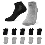 [Ideale Enge]: Die Socken mit elastischen Fasern sind nachgiebig und passen sich ideal den Füßen an.