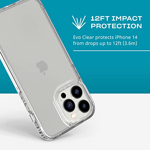 Tech21 Iphone 14 Pro Max Evo Clear – Scratch-Resistant, Shock-Absorbing Clear Phone Case With 12Ft Multi-Drop Protection #TOP2