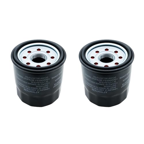 (2-Pack) Oil Filter Replacement for Ya-maha 5GH-13440-61-00 5GH-13440-00-00 5GH-13440-70-00 5GH-13440-80-00 3R0076150M 18-7911-1 F100 F15 F25 F30 F40 F50 F60 F70 F75 F80 And Honda/Tohatsu Oil Filter