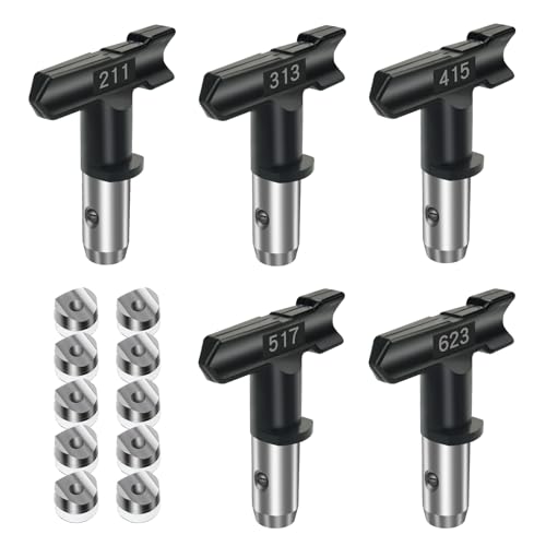 TUDUD Airless Paint Sprayer Tips Reversible Spray Nozzle Tips Spraying Machine Parts for Airless