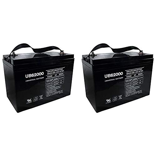 Universal Power Group UB62000 6V 200AH Battery for Champion M83CHP06V27 Golf Cart RV Boat - 2 Pack