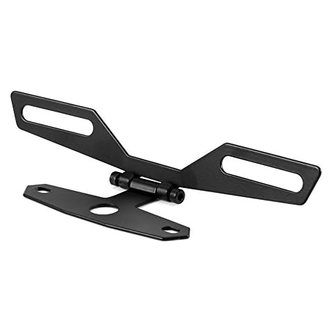 Motorcycle Plate Holder, Adjustable Tail Tidy Motorcycle Number Plate Bracket Side License Plate Holder for Motorcycle Atv Cover