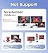 avedio links HDMI Splitter 1 in 2 Out [w/ 4 Ft Hdmi Cable]Not for Extended Display-Mirror Same Screen Only, 4K 1x2 HDMI Splitter 1 to 2 for 3D 1080P@60Hz, Copy 1 Source to 2 Displays at The Same Time