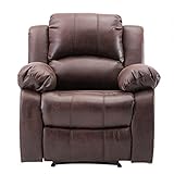 Suede Recliner Chair Microfiber Faux Suede Leather Home Theater Seating Manual Bedroom & Living Room