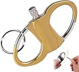 Gran regalo: este encendedor permanente con llavero es el mejor regalo para amigos, amantes y familiares, adecuado para el día del padre, cumpleaños, Navidad, día de San Valentín y otros festivales. También es una herramienta práctica para hombres y entusiastas del camping.