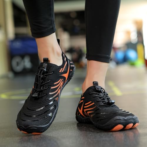 Image of Hike Barefoot Shoes Womens Mens, Pro Water Shoes Barefoot Hike Shoes, Wide Toe Box Non-Slip Breathable