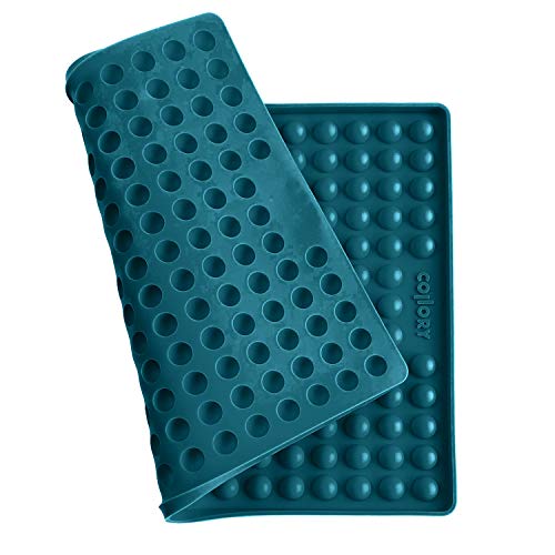 Collory Backmatte Hundekekse für MEDIUM HALBKUGEL (1,5cm Ø) Leckerlis, Silikon Backform, Backunterlage für Backblech, Diätmatte, Hitzebeständig, Lebensmittelecht & Bpa-frei