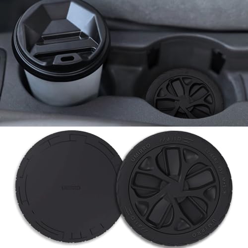 Posavasos para coche Umirro con diseño de neumático 2.87 pulg miniatura 1