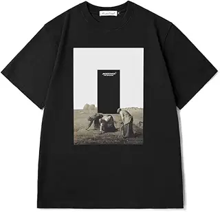 アンダーカバー UNDERCOVER farmer Tシャツ 柔らかい 丸首 100%コットン メンズ カジュアル 無地 カットソー ファッション 快適 半袖 春夏 2021 UC21022506 (L, ブラック) [並行輸入品]