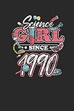  Science Girl Since 1990: Graph Ruled Notebook / Journal (6\" X 9\" - 5 X 5 Graph Ruled) – Science Student and Scientist Birthday Gift Idea