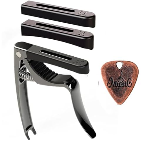 AUPHY Guitar Capo with Interchangeable Pads Cover