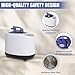 2.6L Sauna Steamer Machine, Portable Steam Generator Sauna Steamer with Remote Control, Sauna Steamer Pot for Home Shower Spa 1000w