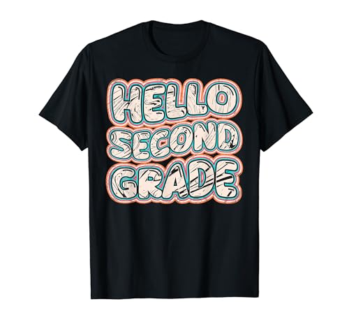Hello 2nd Grade First Day Of School Back To School T-Shirt