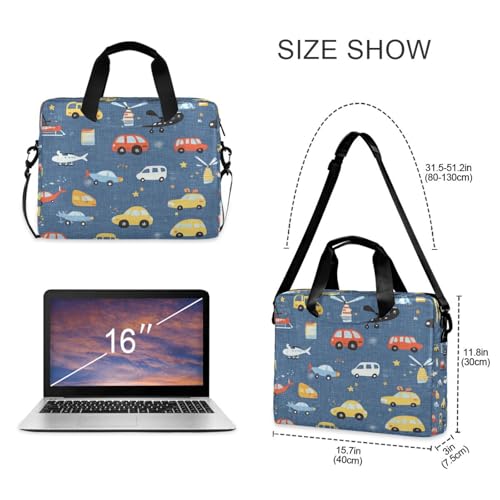 Bolso para portátil tipo maletín negro miniatura 5