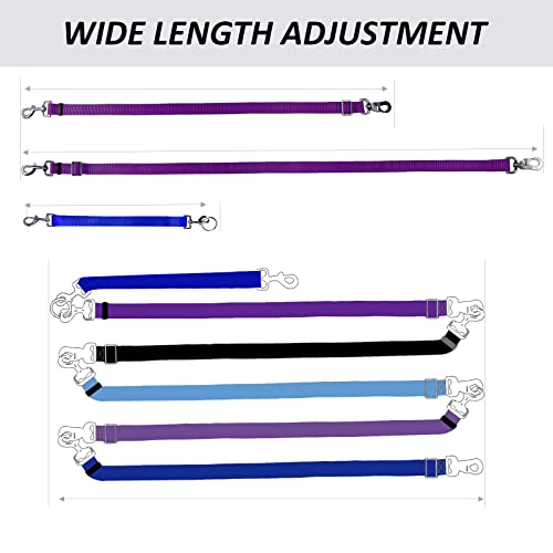 Pheo Care 5 Way Dog Leash, 5 In 1 Heavy Duty Leashes, Adjustable Detachable Coupler 360° No Tangle Multiple Puppy Lead, Nylon Durable Multicolor Rope For 1/2/3/4/5 Dogs Walking Training Play Camping #TOP4