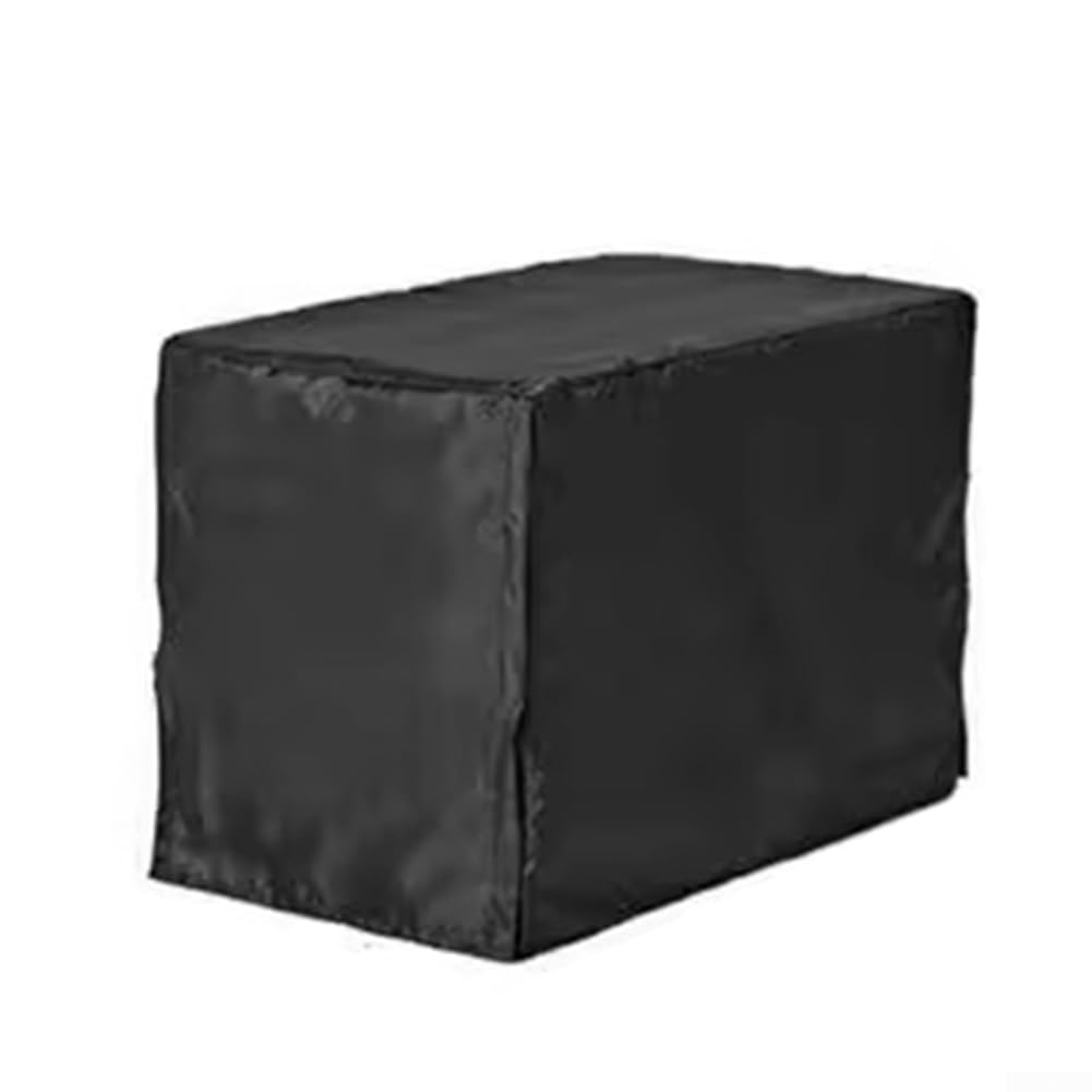 Funda impermeable para jaula de mascotas, protector de polvo Oxford 210D, resistente al viento, con malla enrollable para camping, viajes, patio (76 x 48 x 53 cm)