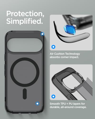 Image of Spigen Ultra Hybrid MagFit for Google Pixel 11 Pro Case, Frost Black