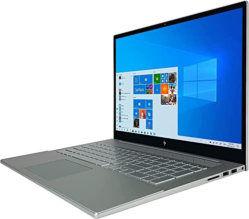 Image of HP Envy 17.3 inch FHD Touchscreen Business Laptop, Intel Core i7-1165G7, Windows 11 Pro, 64GB RAM, 2TB SSD, NVIDIA GeForce MX450, Backlit Keyboard, Long Battery Life,32GB Durlyfish USB Card