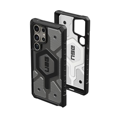 URBAN ARMOR GEAR UAG Designed for Samsung Galaxy S24 Ultra Case 6.8" Pathfinder Black, Magnetic Charging Rugged Military Drop-Proof Impact Resistant Non-Slip Protective Cover