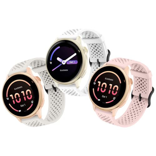 OUTPUTBT �V���R���u���X���b�g 20mm Garmin Forerunner 55/158/165/245/645 Music/Vivoactive 6/5/3/Venu 2 Plus/Venu Sq/Sq Music/Sq 2/Vivomove 