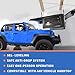 Premium Hard Top Removal Lift Hoist for Jeep Wrangler and Ford Bronco - Self-Leveling Design, Safe Anti-Drop System, Easy One-Person Operation - Supports 8-16 ft. Ceilings - Bonus 6 T Knobs Included