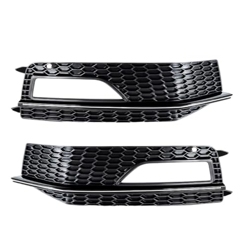 Cubierta de luz antiniebla tipo panel hexagonal para parachoques delantero de Audi A4 B8 2012-2015 2