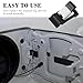Fuel Door Spring Clamp OEM# 77360-02020 77360-35040,Gas Door Spring Clip Compatible with Toyota RAV4 Camry 4Runner,Scion xB tC,Lexus ES250 ES350 ES300h,Standard Car Accessories (77360-02020)