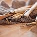 eBoot 11 Pcs Wooden Handle Clay Pottery Sculpting Tools
