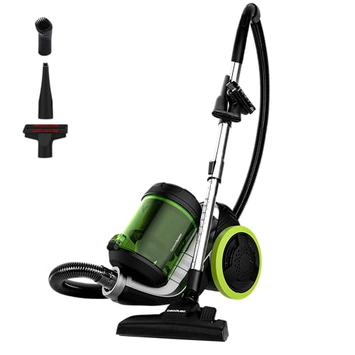 Cecotec Aspirapolvere a traino Conga PopStar 4000 Ultimate. 800 W, Multiciclonico senza sacchetto, 20 kPa di potere di aspirazione, serbatoio 3,5L, filtraggio efficiente.